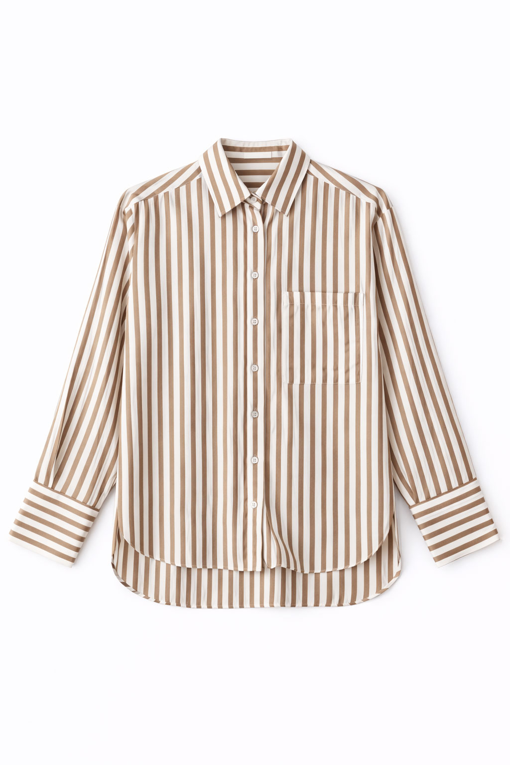 Uzun Kol Çizgili Gömlek